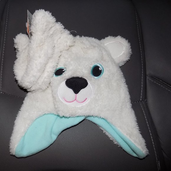 Healthtex Polar Bear Hat & Glove Set ONE SIZE NEW - Picture 1 of 3
